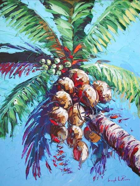 Leaning coconuts 0601 0011
