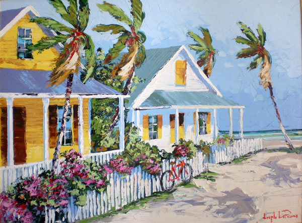 Beach Cottages 0619 30x40