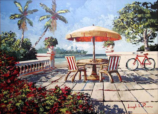 Summer Patio 0384 36x48