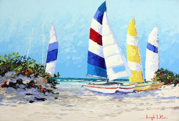 Beach Sailing 0633 24x36