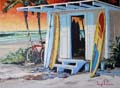 Surfer's Cabana 0673 36x48